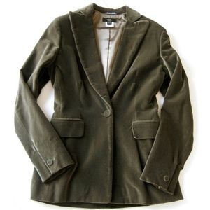 Whistles London Velvet Jacket Size:4 Made in Italy